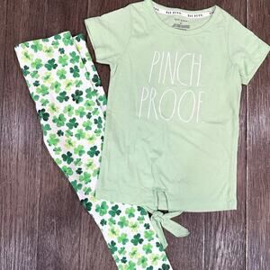 RAE DUNN girls st.patricks day outfit NWOT